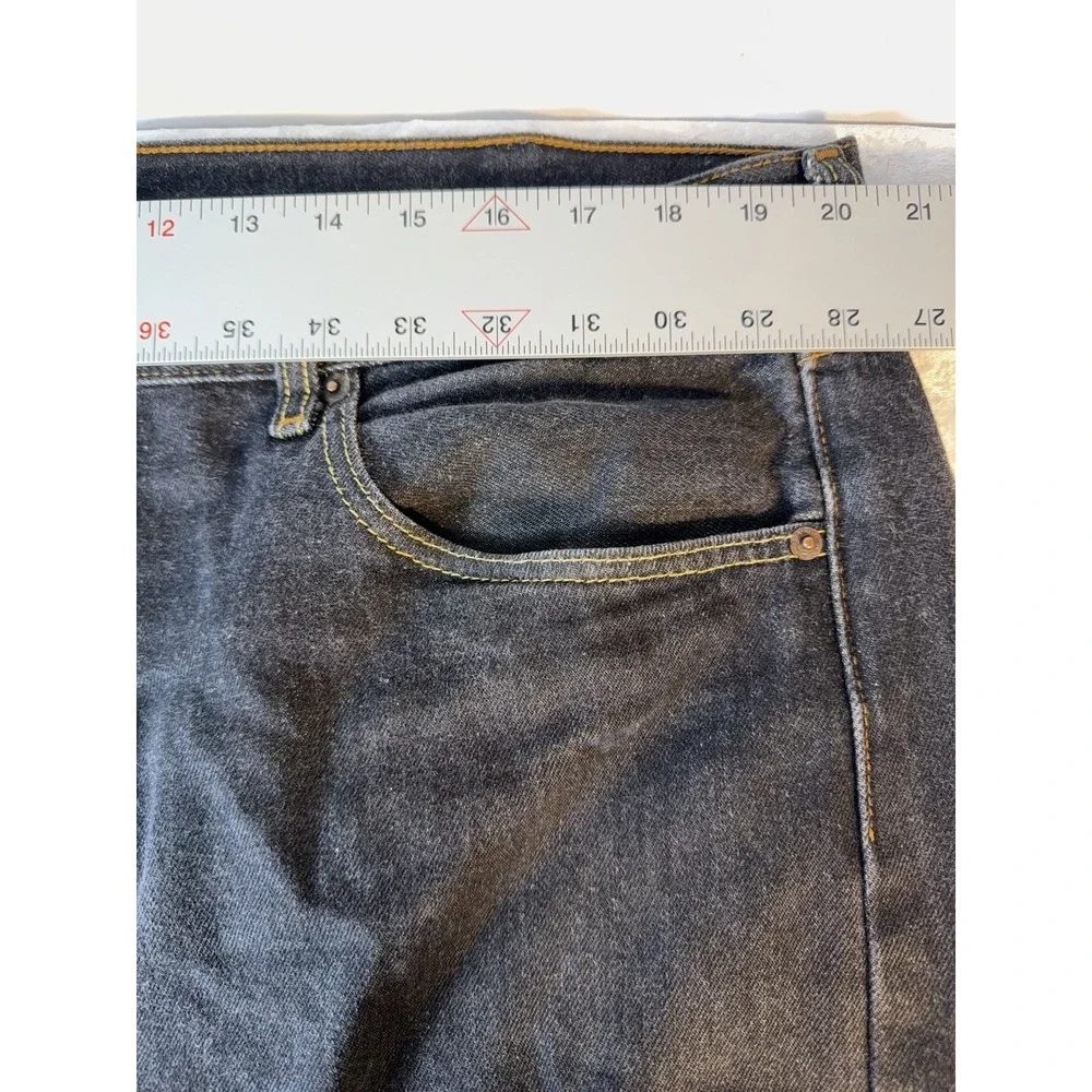 Levi's 501 Jeans Mens 40x30 Dark Wash Indigo Button Fly Straight Leg Denim